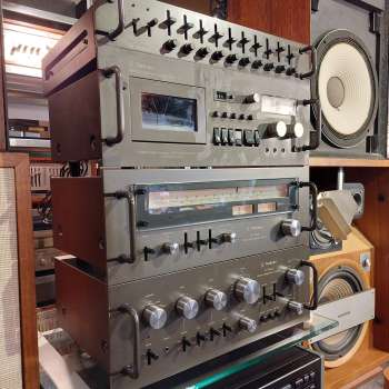 Technics Anlage Japan 1975 mit Plattenspieler